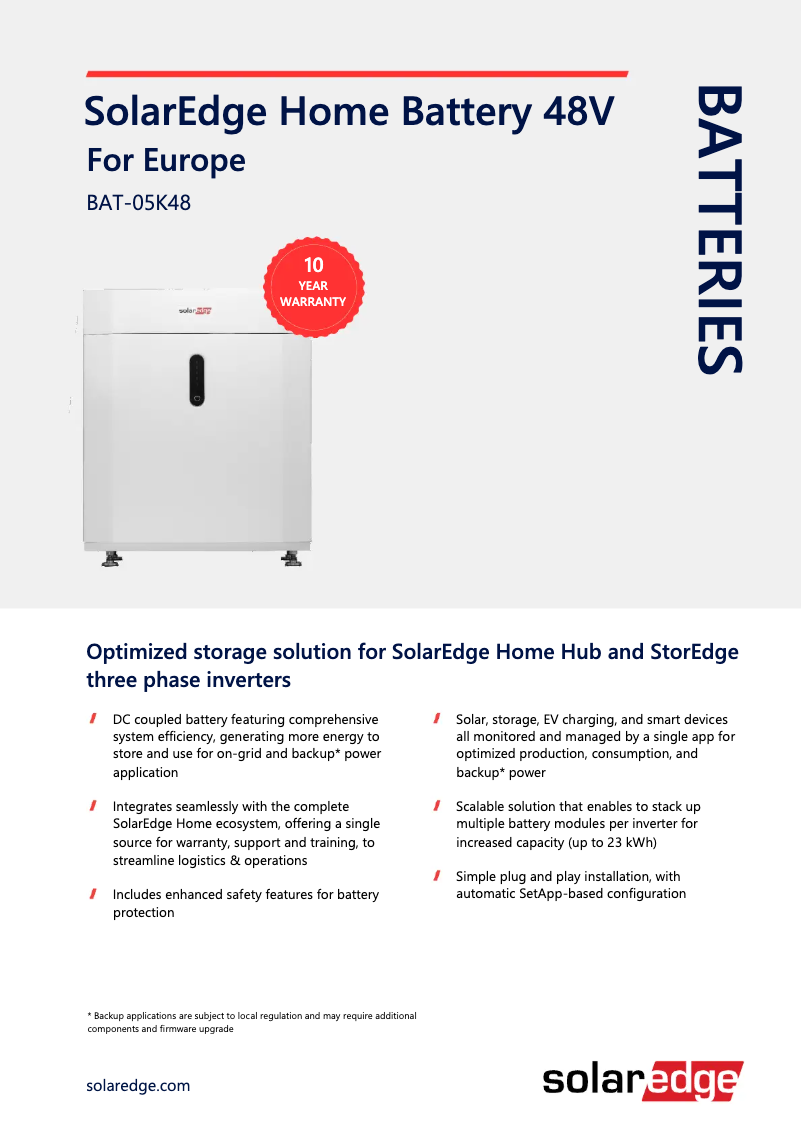 Image de la première page du manuel de l'appareil IAC-RBAT-5KMTOP-01