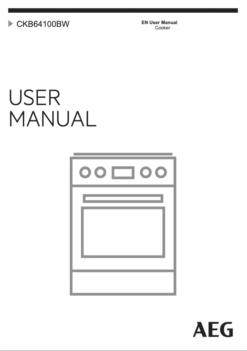 Page n°1 - Manuel utilisateur AEG CKB64100BW