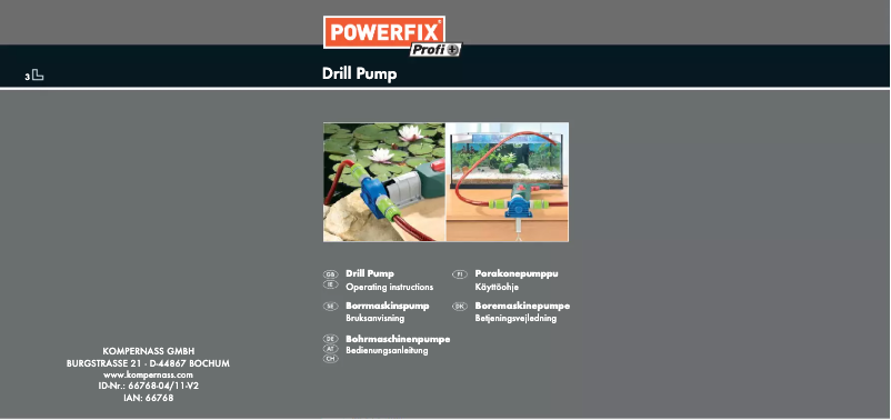 Page 1 de la notice Manuel utilisateur Powerfix HG03064B