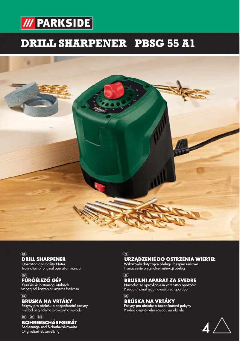 Page 1 de la notice Manuel utilisateur Parkside PBSG 55 A1