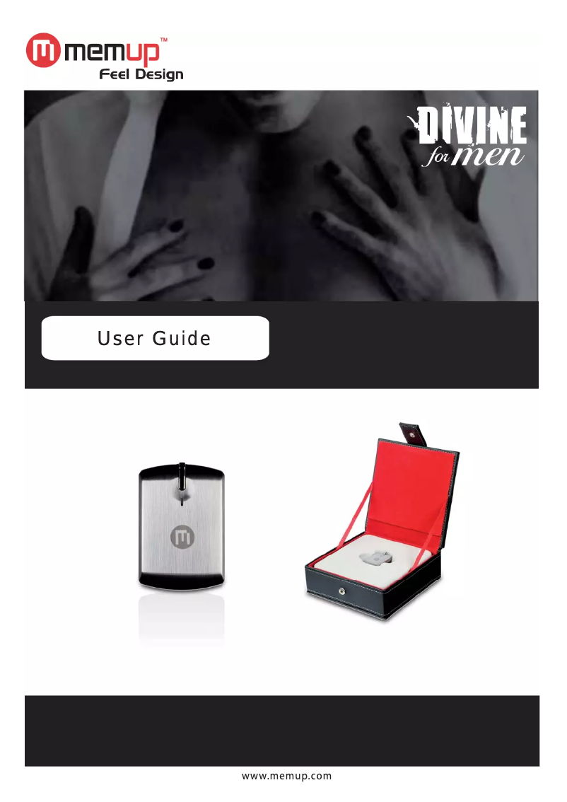 Page n°1 - Manuel utilisateur Memup Divine For Men