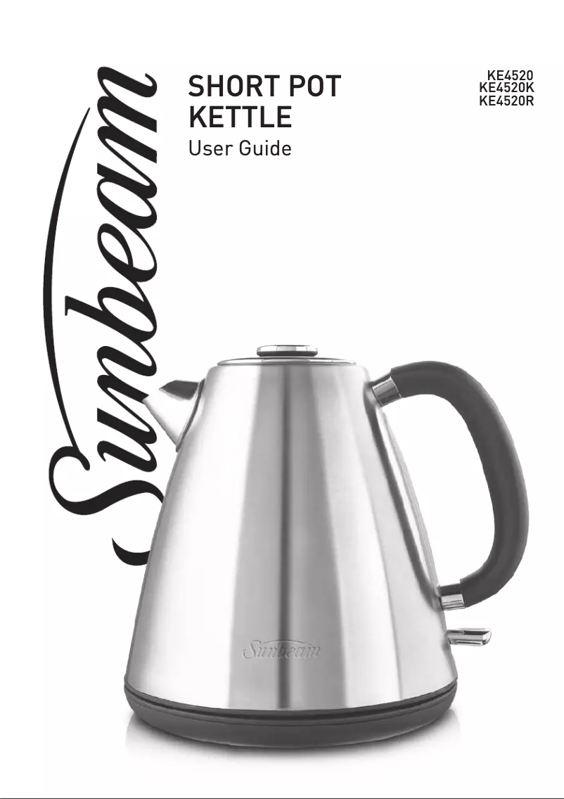 Image de la première page du manuel de l'appareil Short Pot KE4520