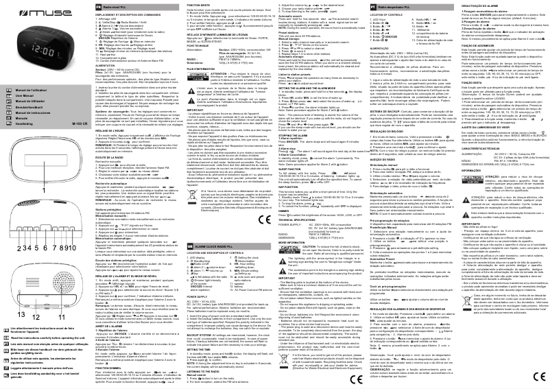 Image de la première page du manuel de l'appareil M-15 CR