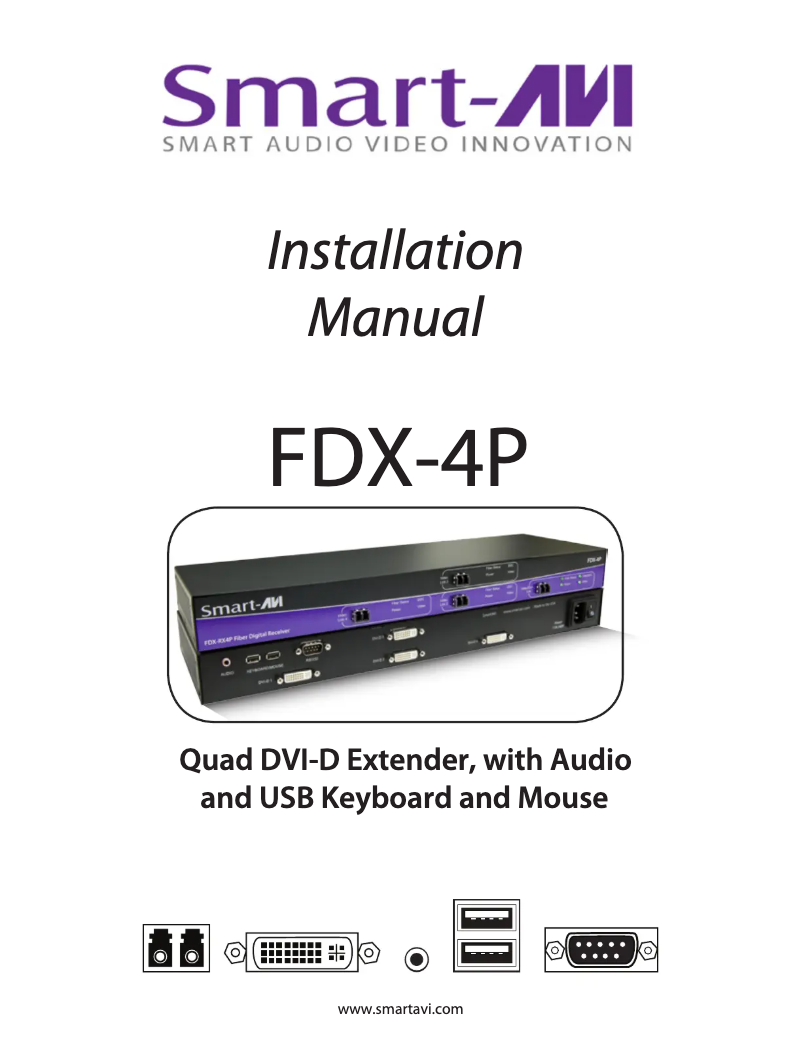 Image de la première page du manuel de l'appareil FDX-M4PS