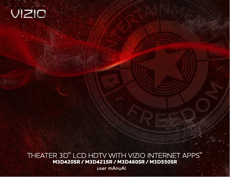 Image de la première page du manuel de l'appareil M3D550SR