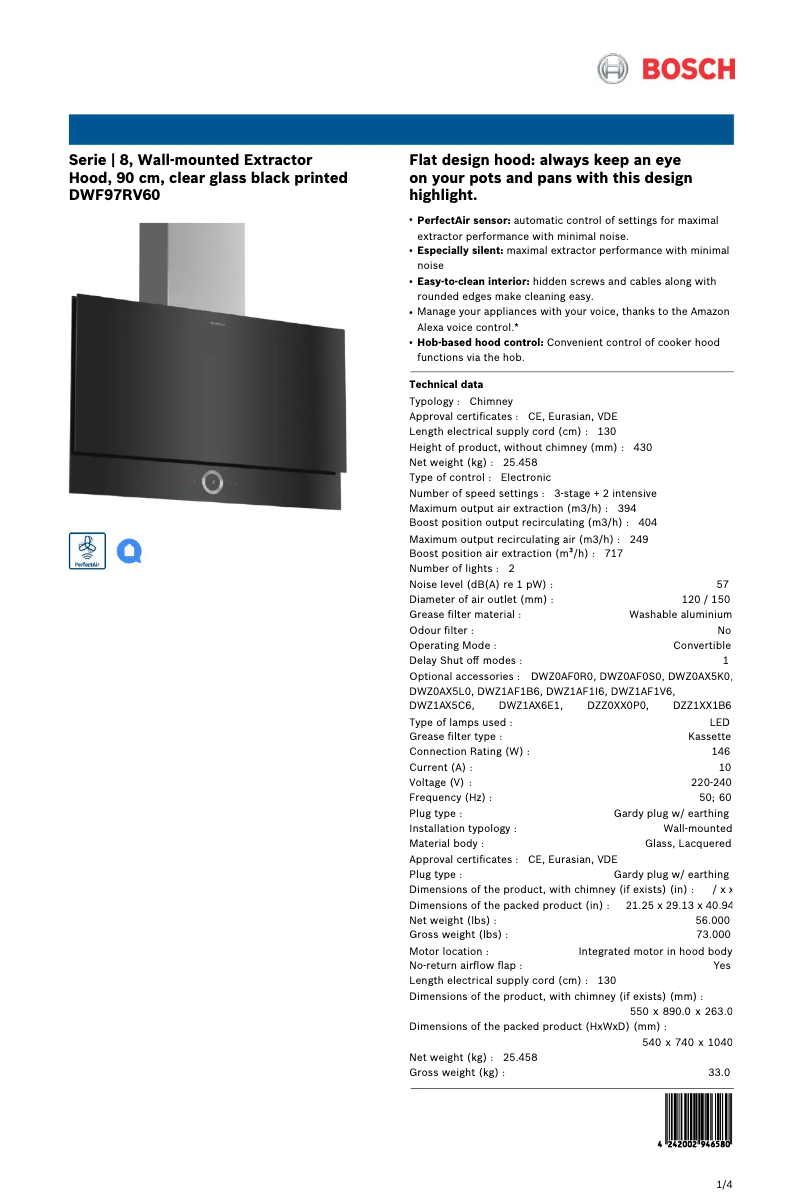 Imagen de la primera página del manual del dispositivo DWF97RV60