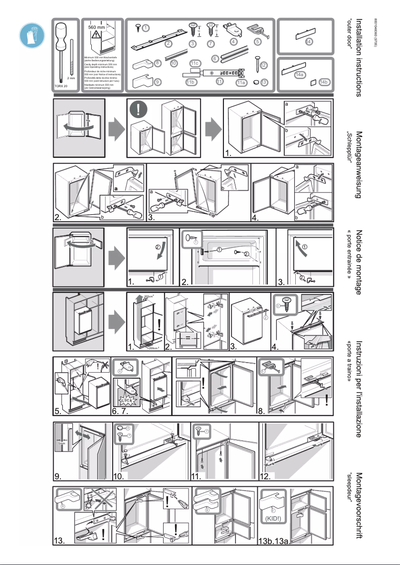 Page n°1 - Guide d'installation Constructa CK64305