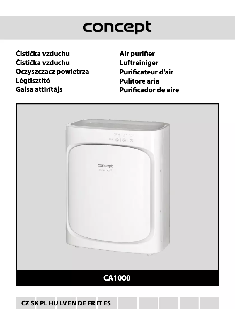 Page n°1 - Manuel utilisateur Concept Perfect Air CA1000
