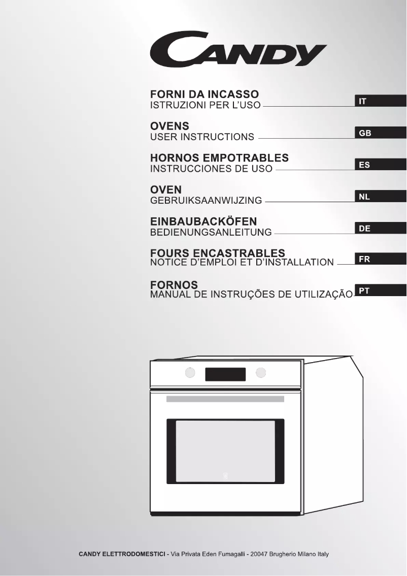 Page n°1 - Manuel utilisateur Candy FPP 6690 X