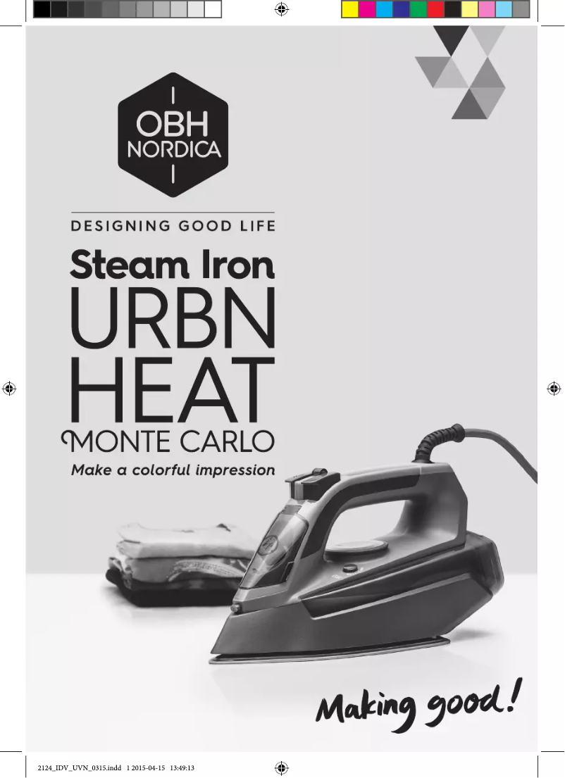 Page 1 de la notice Manuel utilisateur OBH Nordica URBN Heat Monte Carlo 2124