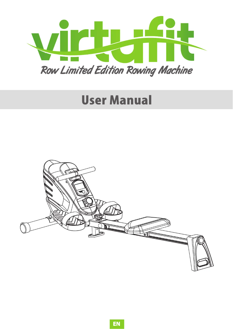 Page n°1 - Manuel utilisateur VirtuFit Row Limited Edition