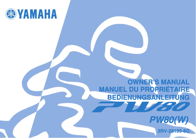 Page n°1 - Manuel utilisateur Yamaha PW80 (2006)