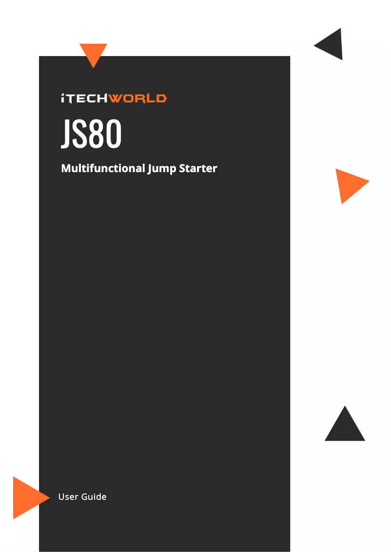 Page n°1 - Manuel utilisateur itechworld JS80
