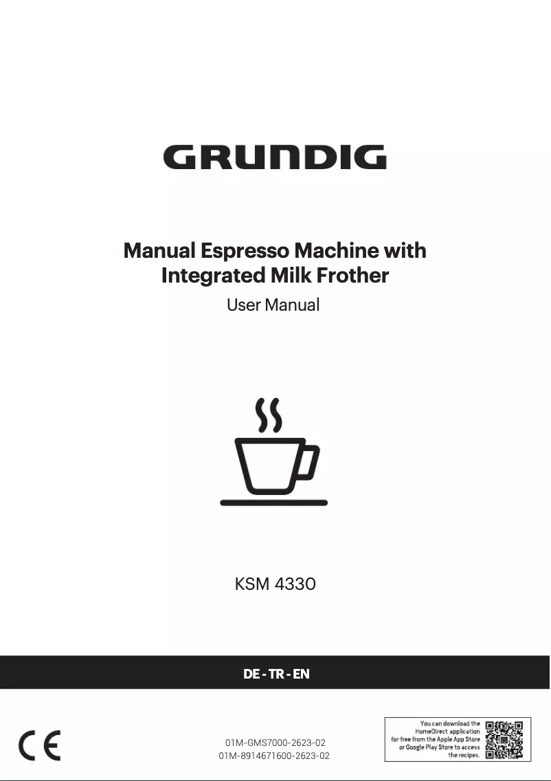 Page 1 of the manual User Manual Grundig KSM 4330