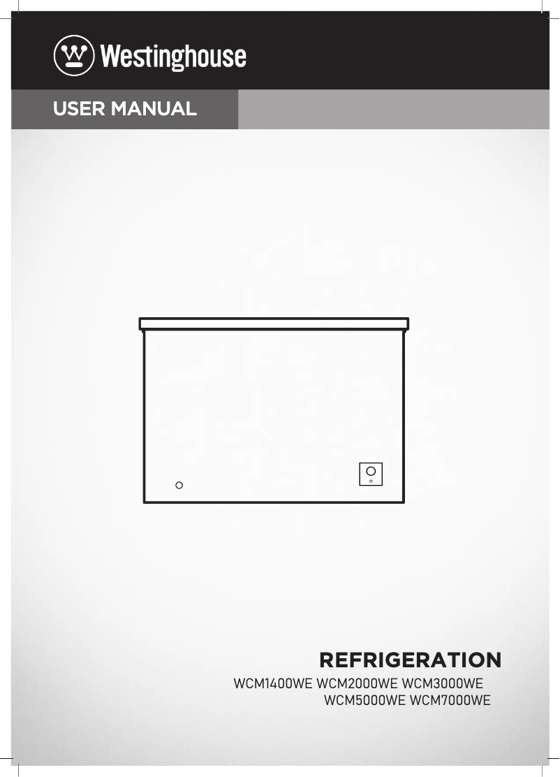 Page n°1 - Manuel utilisateur Westinghouse WCM2000WE