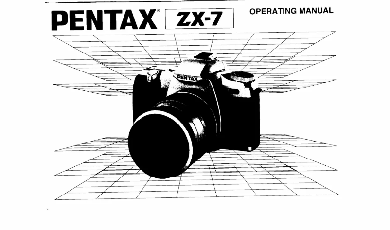 Page 1 de la notice Manuel utilisateur Pentax ZX-7