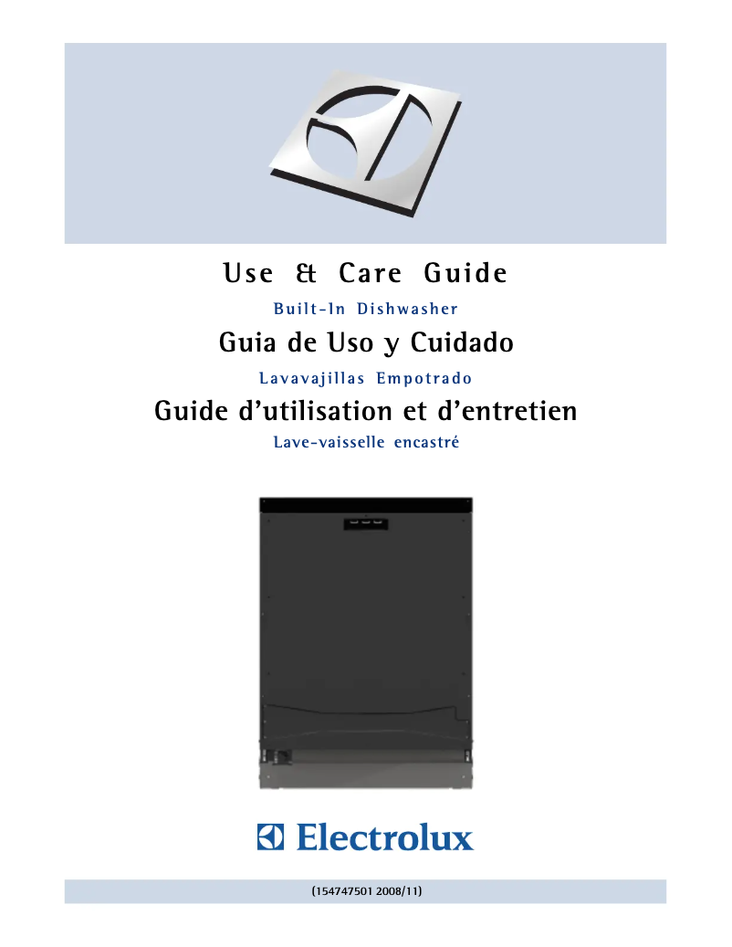 Page n°1 - Manuel utilisateur Electrolux EIDW6405HT