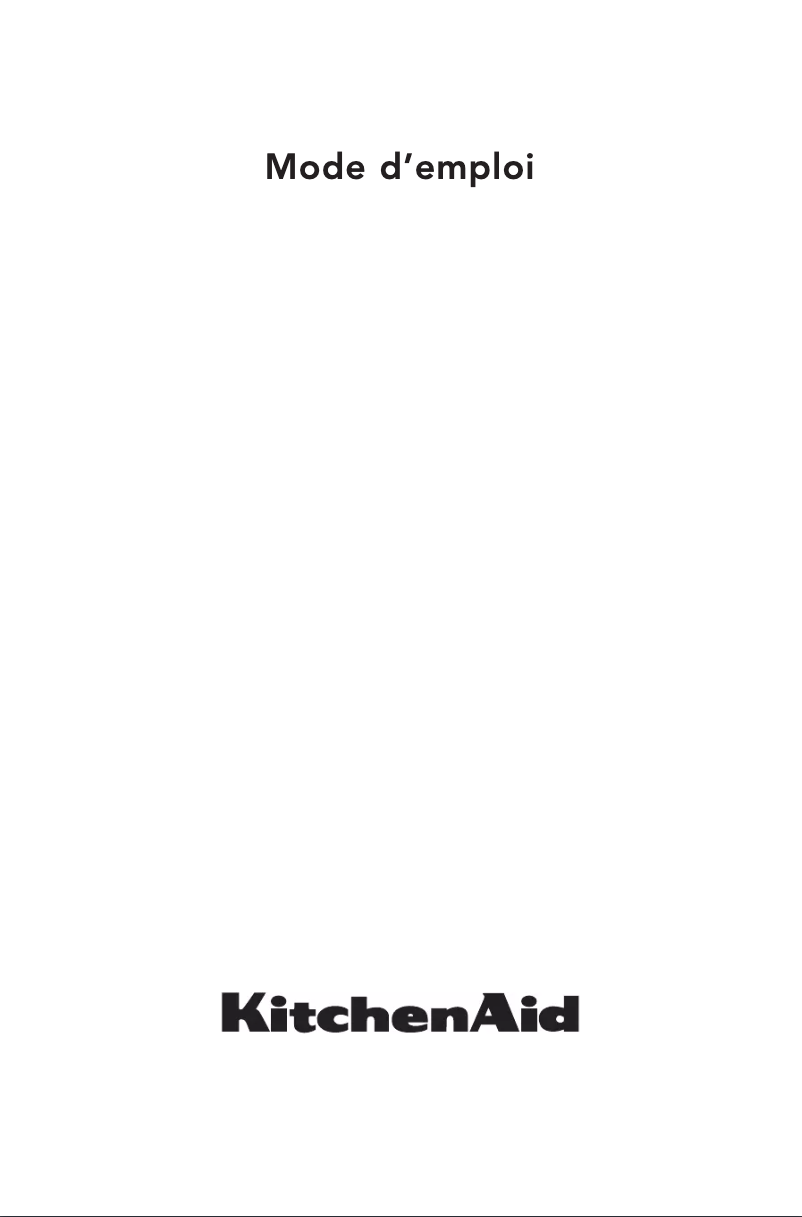 Page 1 de la notice Manuel utilisateur KitchenAid KHIP3 70510