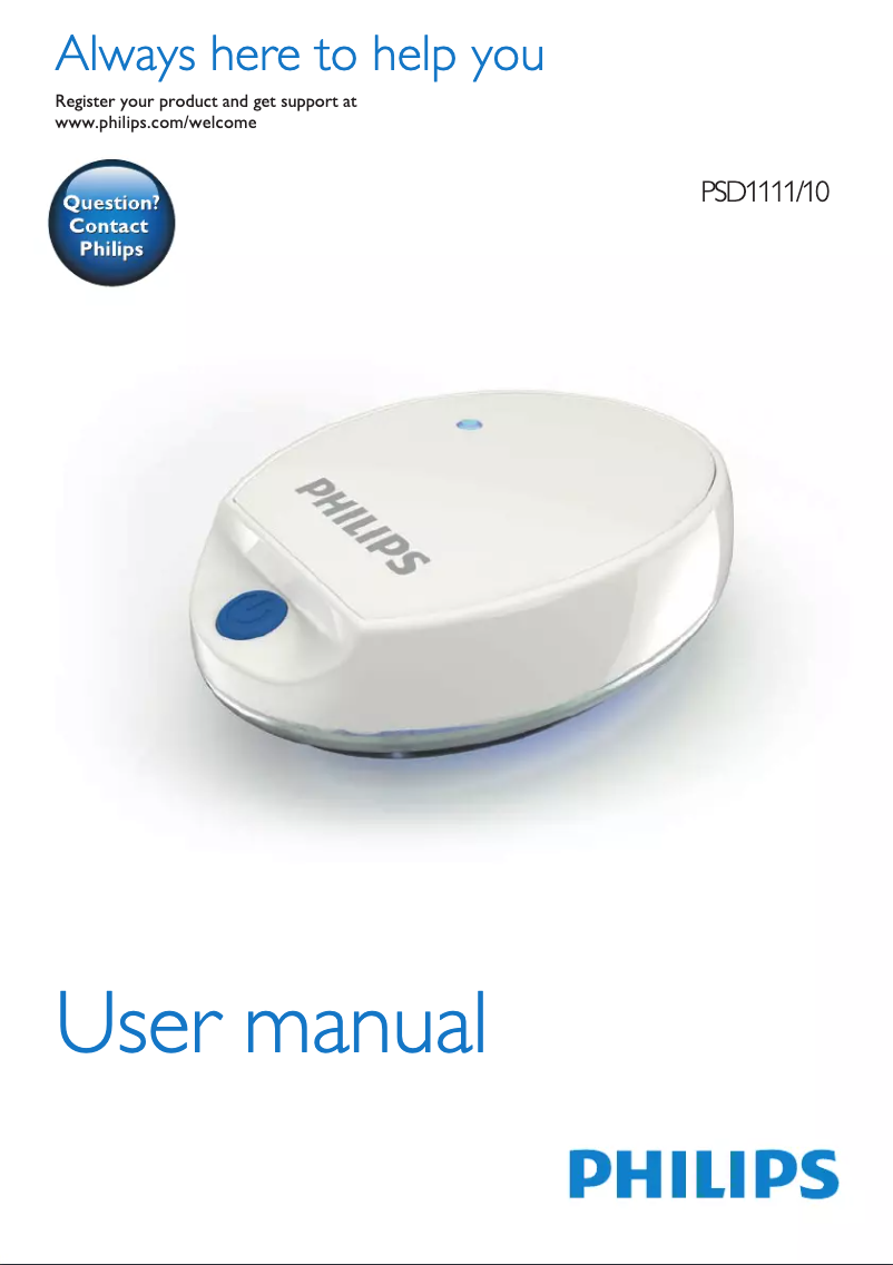 Image de la première page du manuel de l'appareil PSK0101