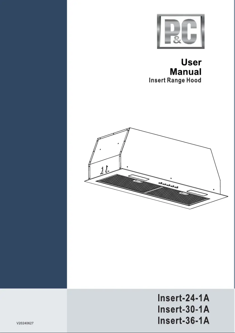 Page 1 de la notice Manuel utilisateur Porter & Charles INSERT-30-1A