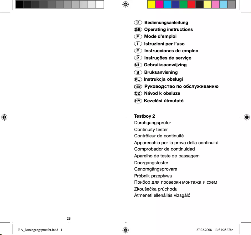Image de la première page du manuel de l'appareil 2