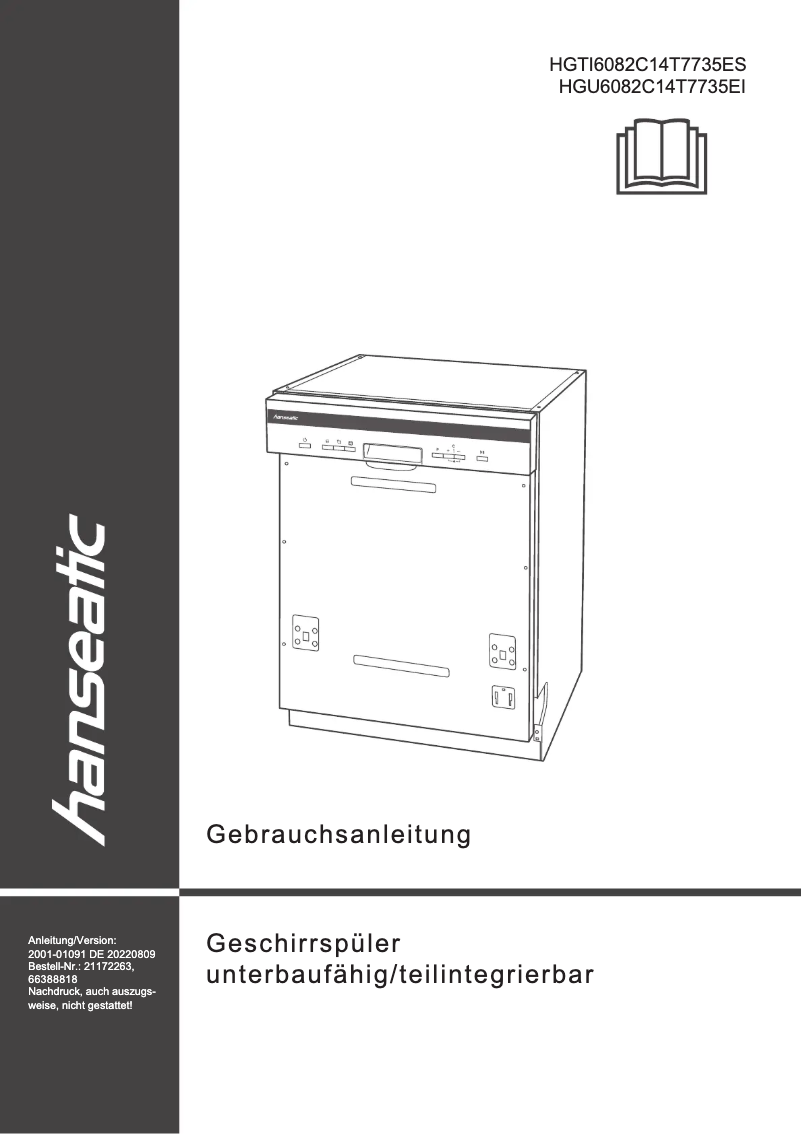 Page 1 de la notice Manuel utilisateur Hanseatic HGU6082C14T7735EI