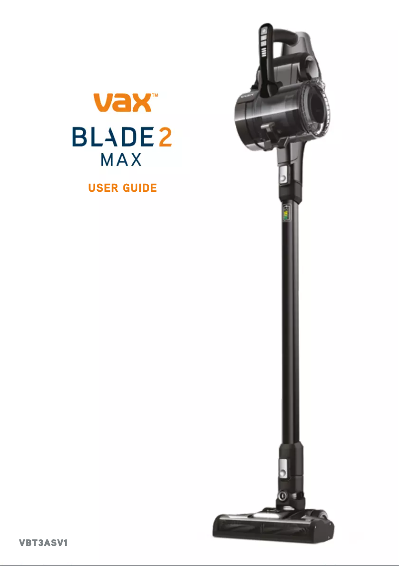 Página 1 del manual Manual de usuario Vax Blade 2 Max