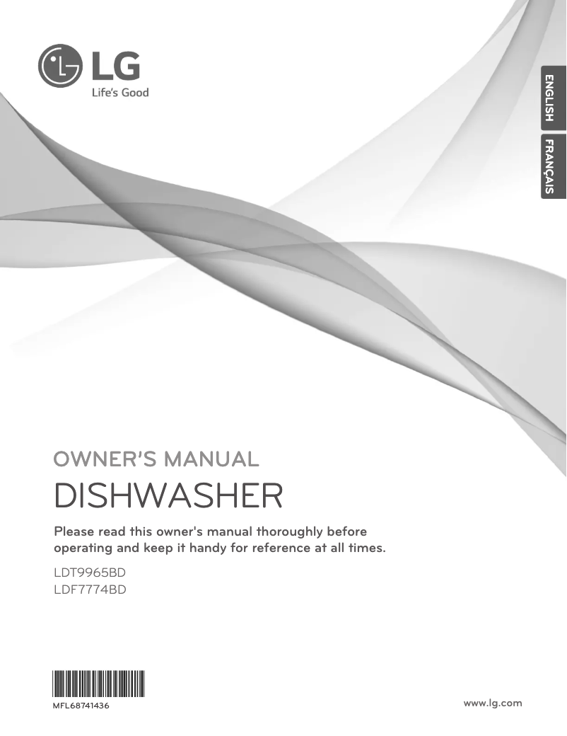 Page n°1 - Manuel utilisateur LG LDF7774BD