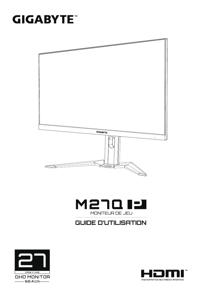 Page n°1 - Manuel utilisateur Gigabyte M27Q P