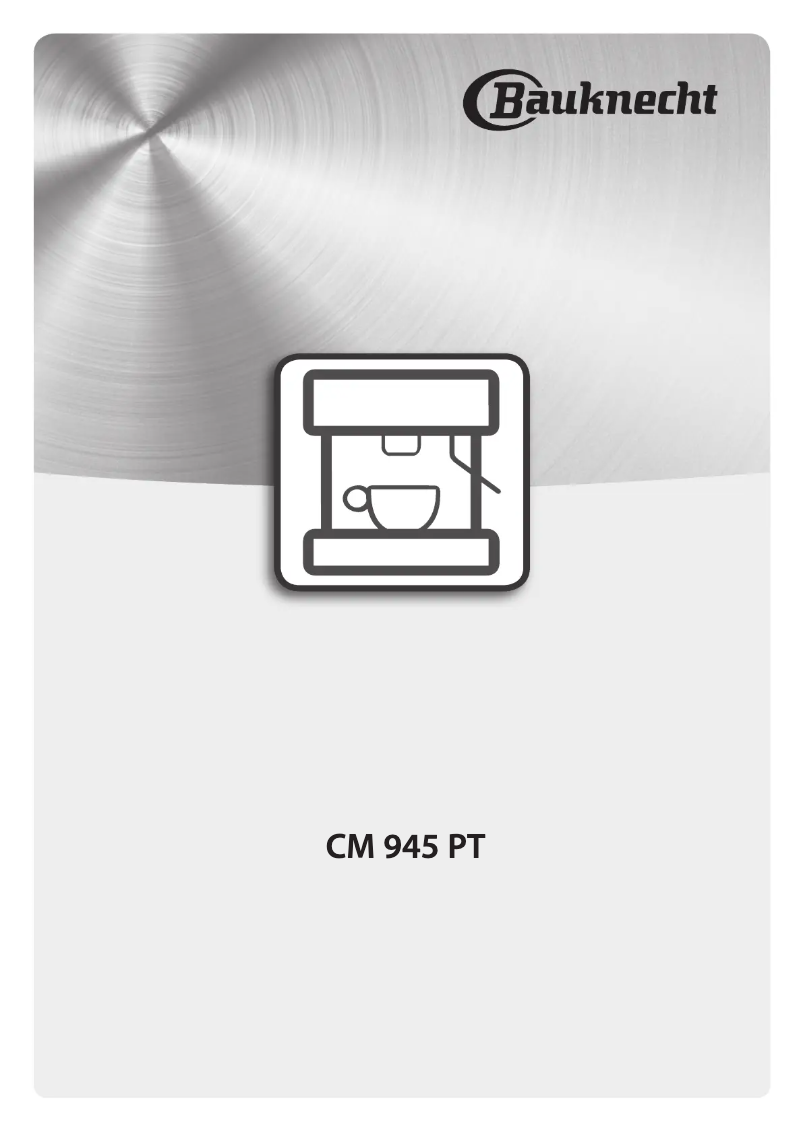 Image de la première page du manuel de l'appareil CM 945 PT