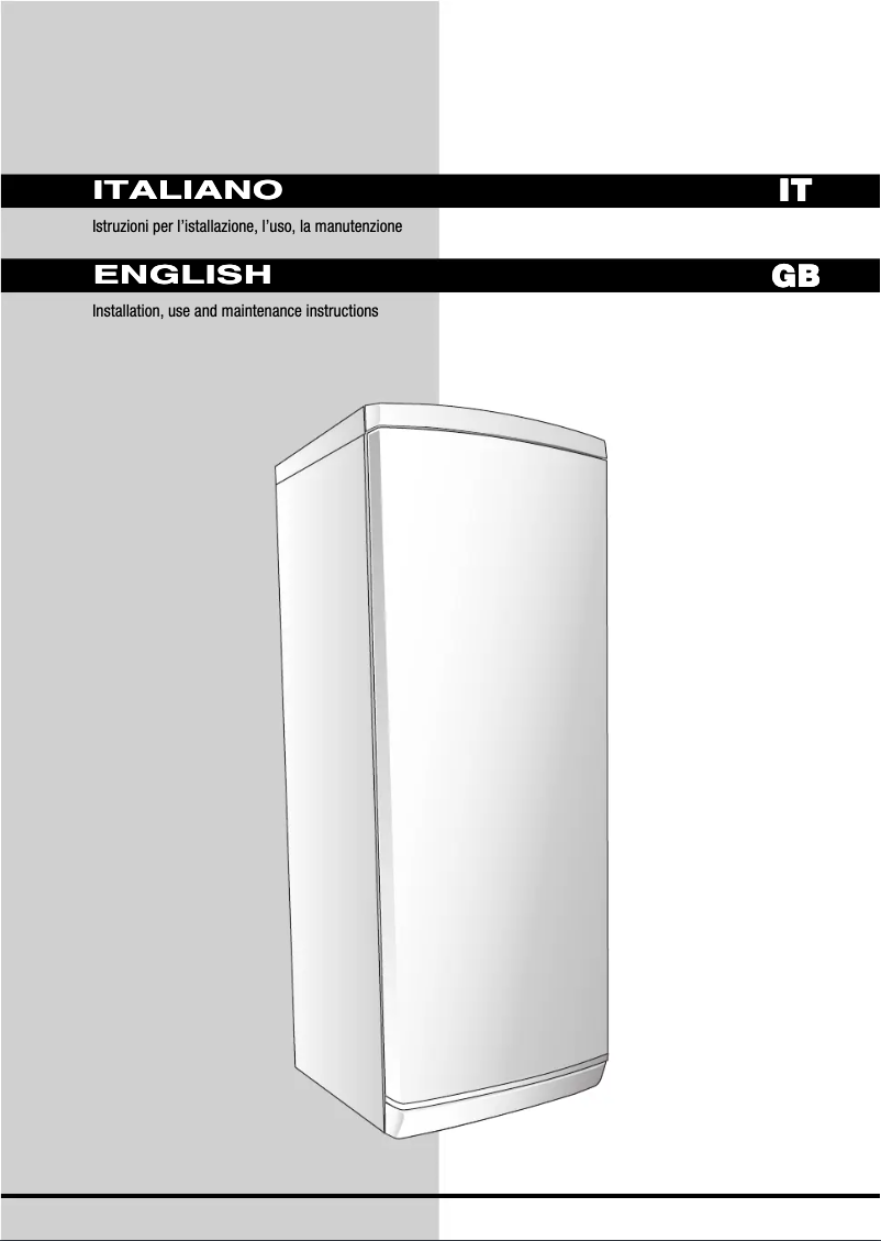 Página 1 del manual Manual de usuario Bompani BOMP105/V