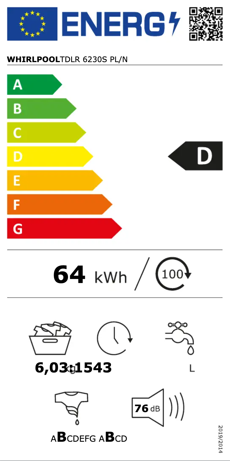 Image de la première page du manuel de l'appareil TDLR 6230S PL/N