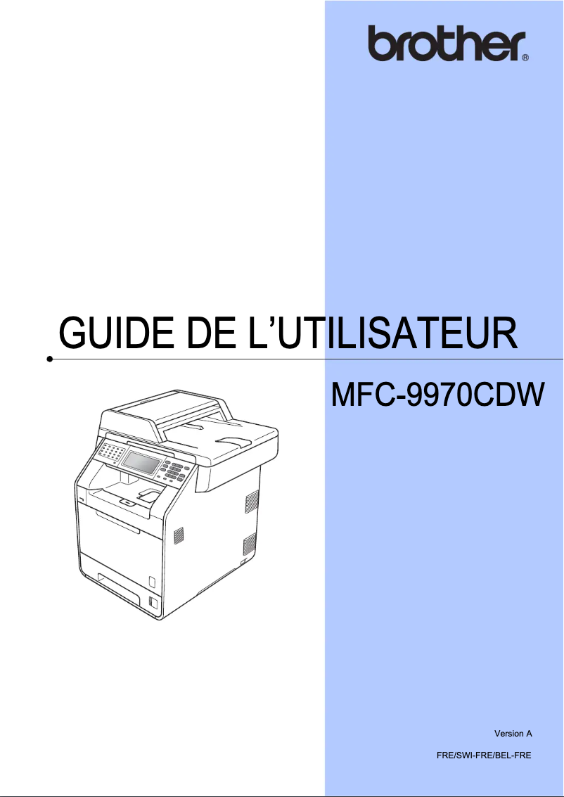 Image de la première page du manuel de l'appareil MFC-9970CDW