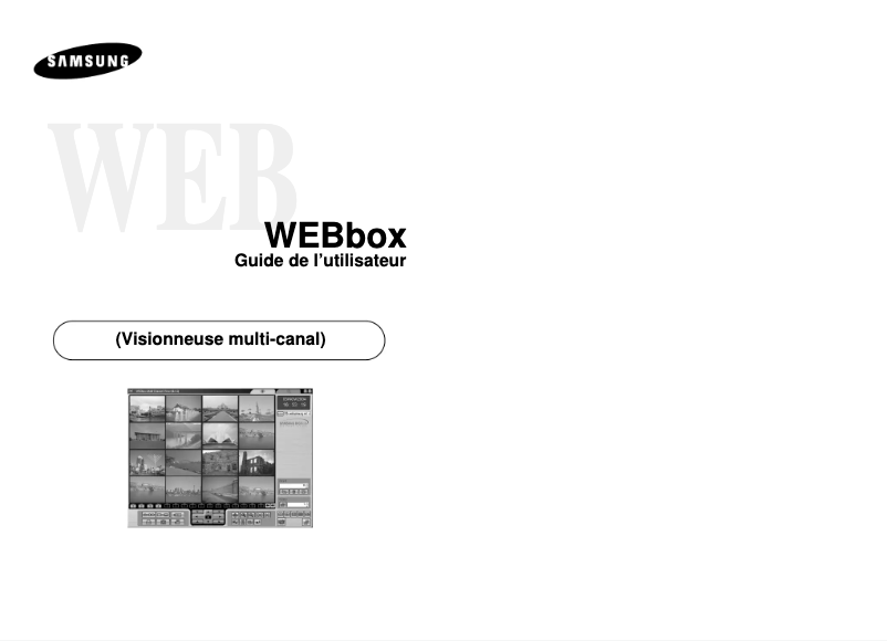 Page 1 de la notice Manuel utilisateur Samsung SNS-200P
