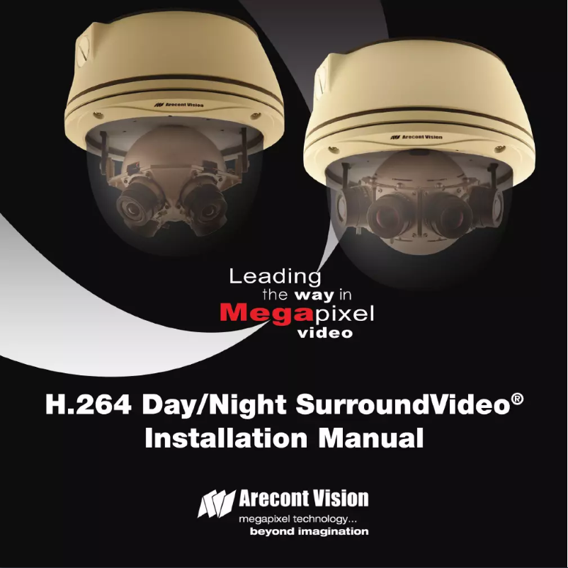 Page n°1 - Manuel utilisateur Arecont Vision SurroundVideo AV8185DN