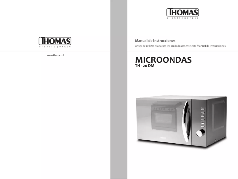 Image de la première page du manuel de l'appareil TH-20DM