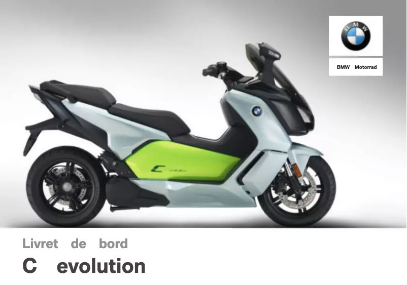 Page n°1 - Manuel utilisateur BMW C evolution (2017)