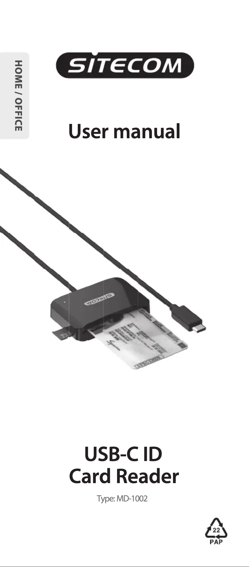 Image de la première page du manuel de l'appareil MD-1002