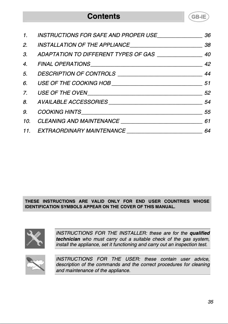 Image de la première page du manuel de l'appareil A1WH-6