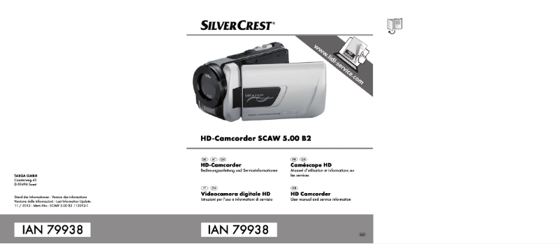 Page 1 de la notice Manuel utilisateur SilverCrest SCAW 5.00 B2