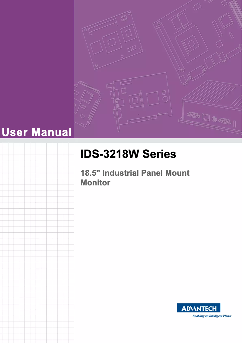 Image de la première page du manuel de l'appareil IDS-3218W