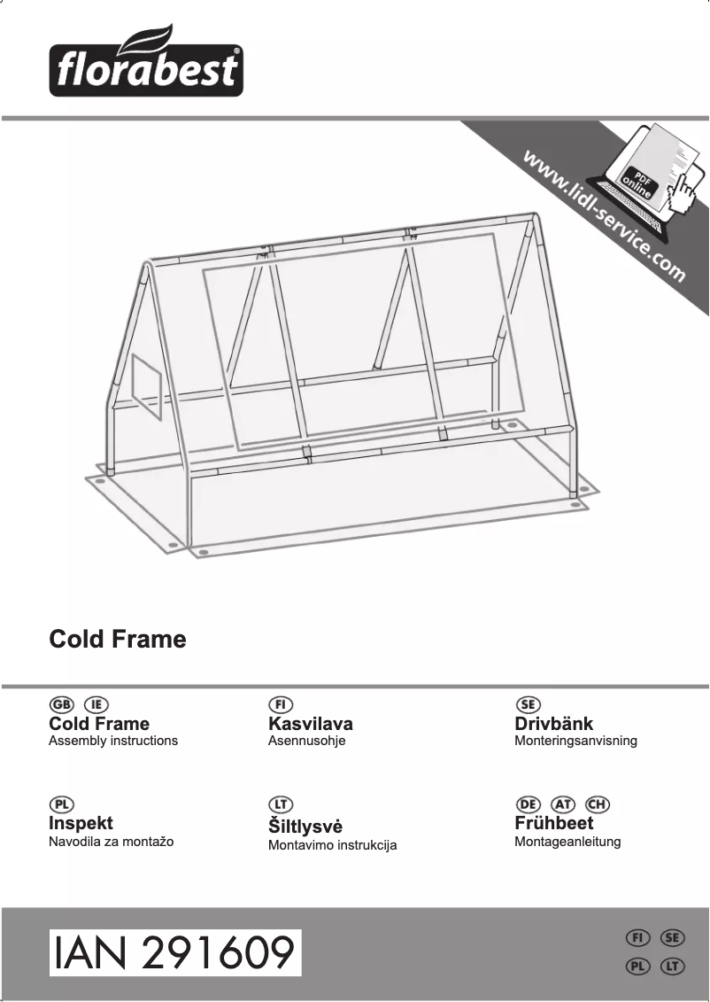 Página 1 del manual Manual de usuario Florabest IAN 291609