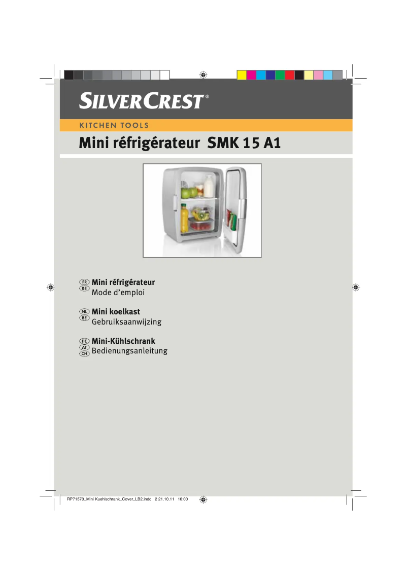 Page 1 de la notice Manuel utilisateur SilverCrest SMK 15 A1