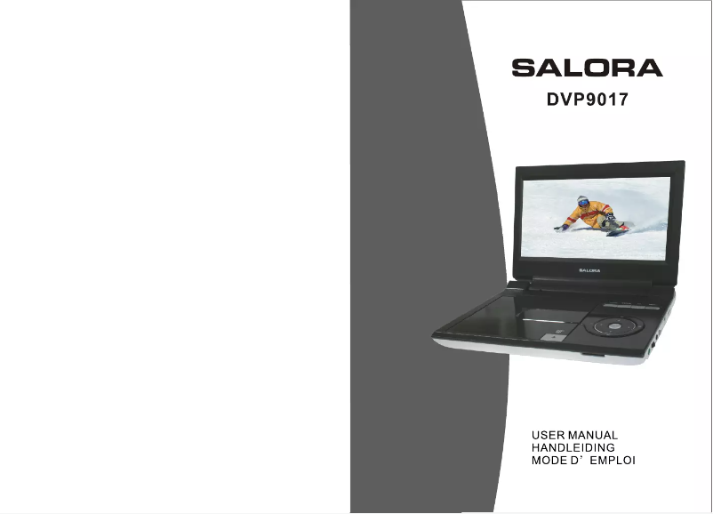 Page n°1 - Manuel utilisateur Salora DVP9017