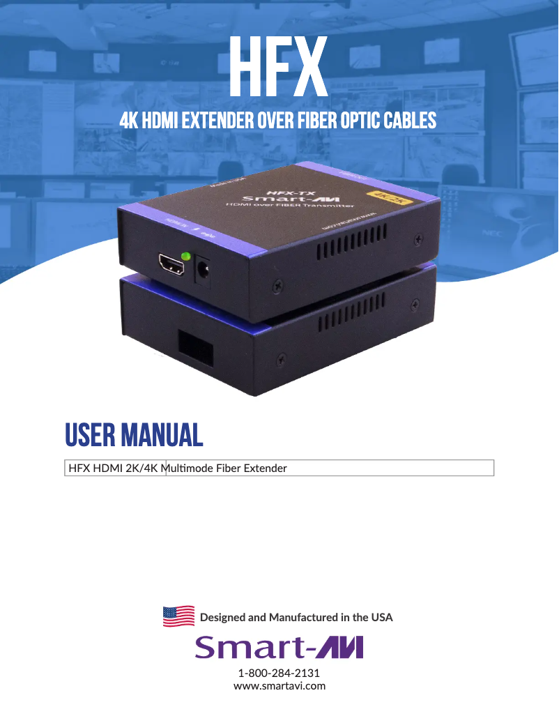 Image de la première page du manuel de l'appareil HFX