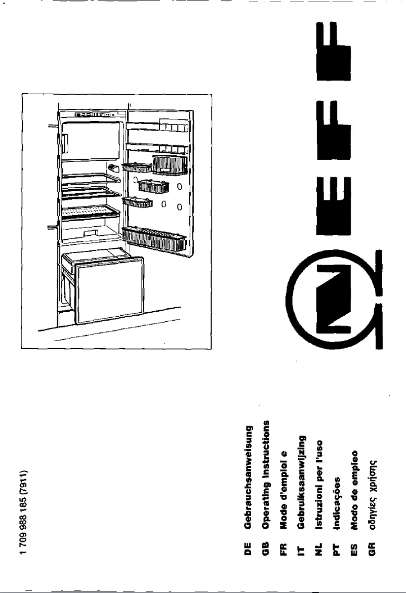 Page n°1 - Manuel utilisateur Neff KF 545 K 5745
