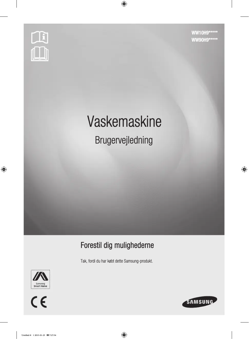 Image de la première page du manuel de l'appareil WW10H9600