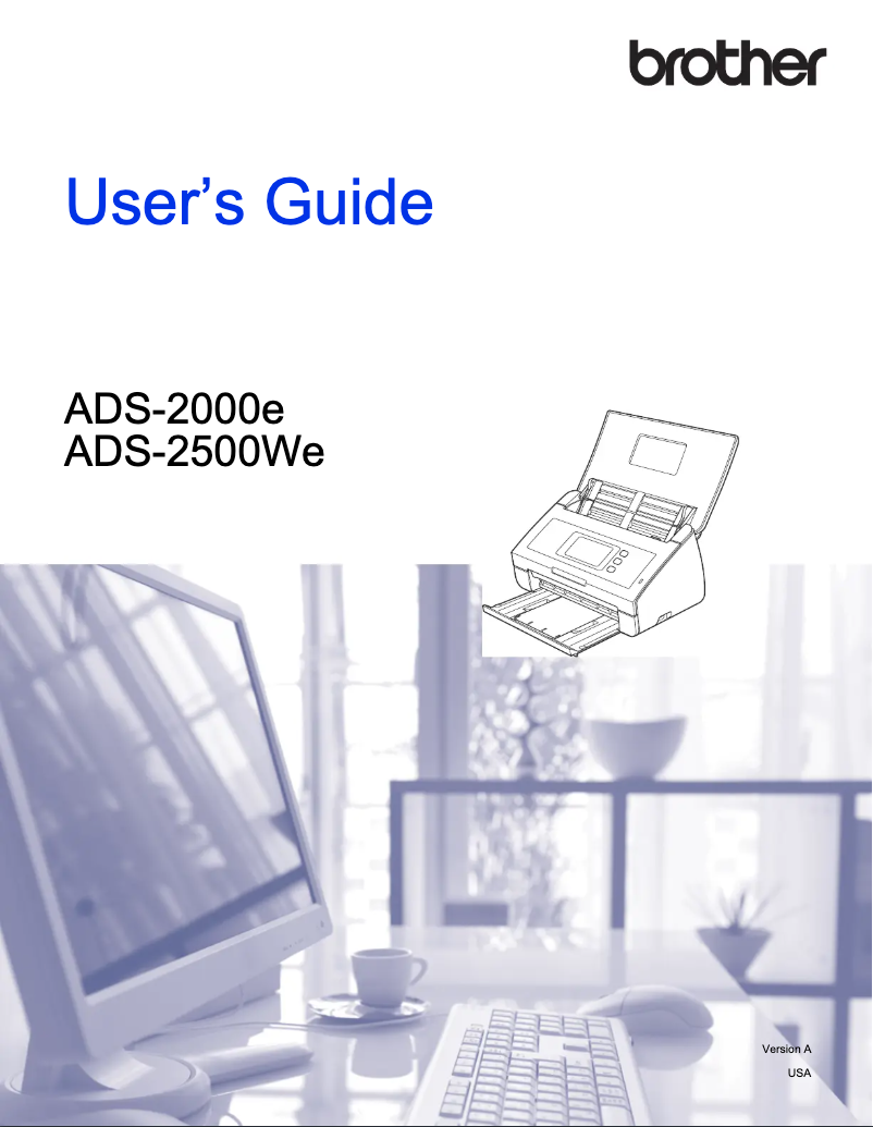 Page n°1 - Manuel utilisateur Brother ADS-2500We