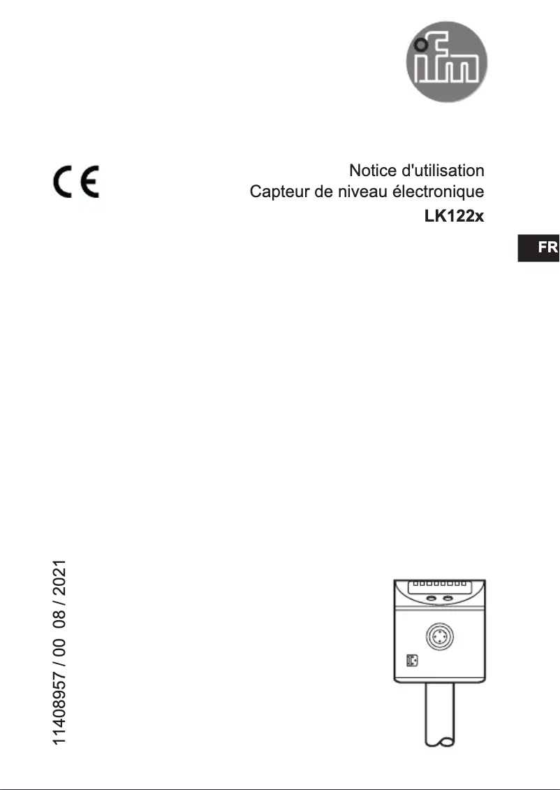 Page n°1 - Manuel utilisateur IFM LK1222