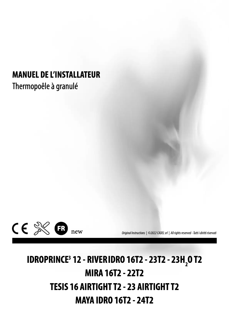 Page n°1 - Guide d'installation Cadel River Idro 16